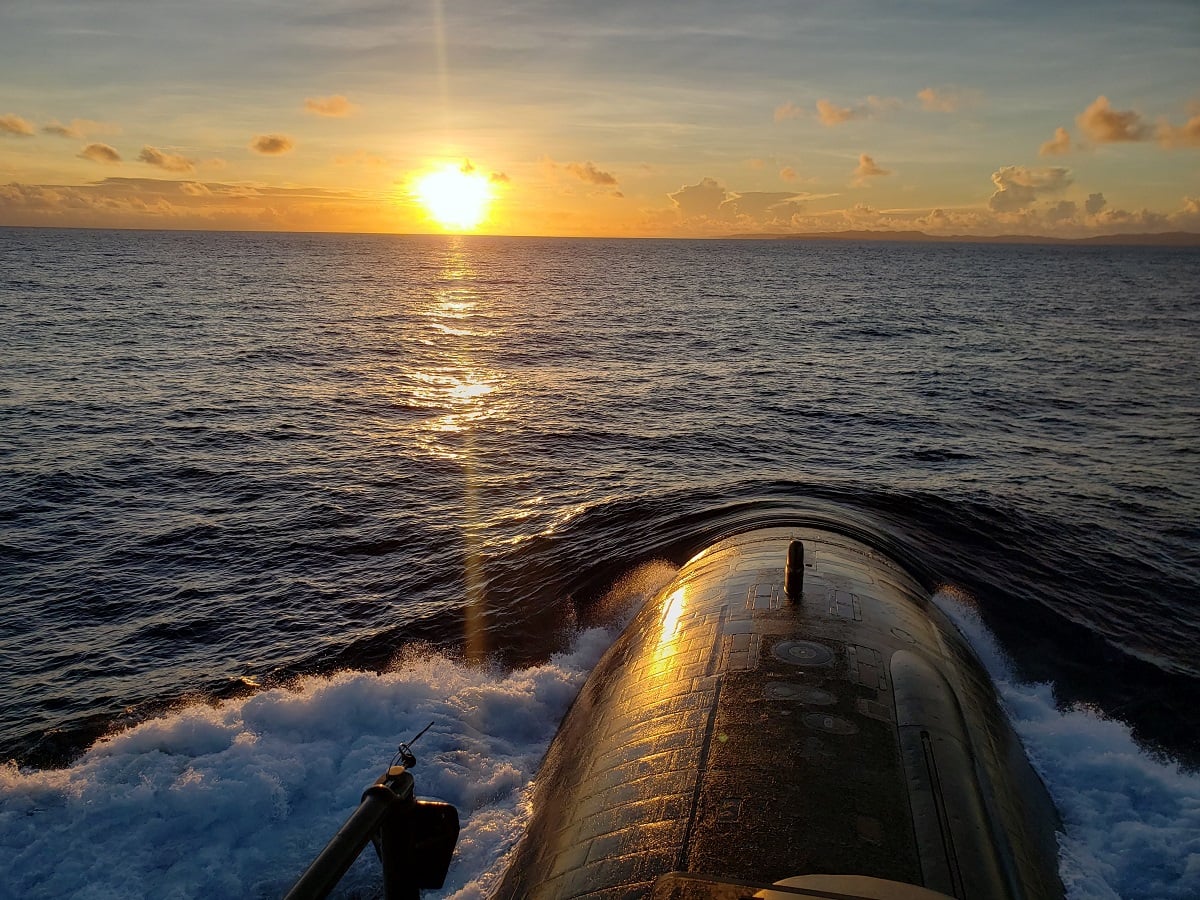 US nuclear powered sub